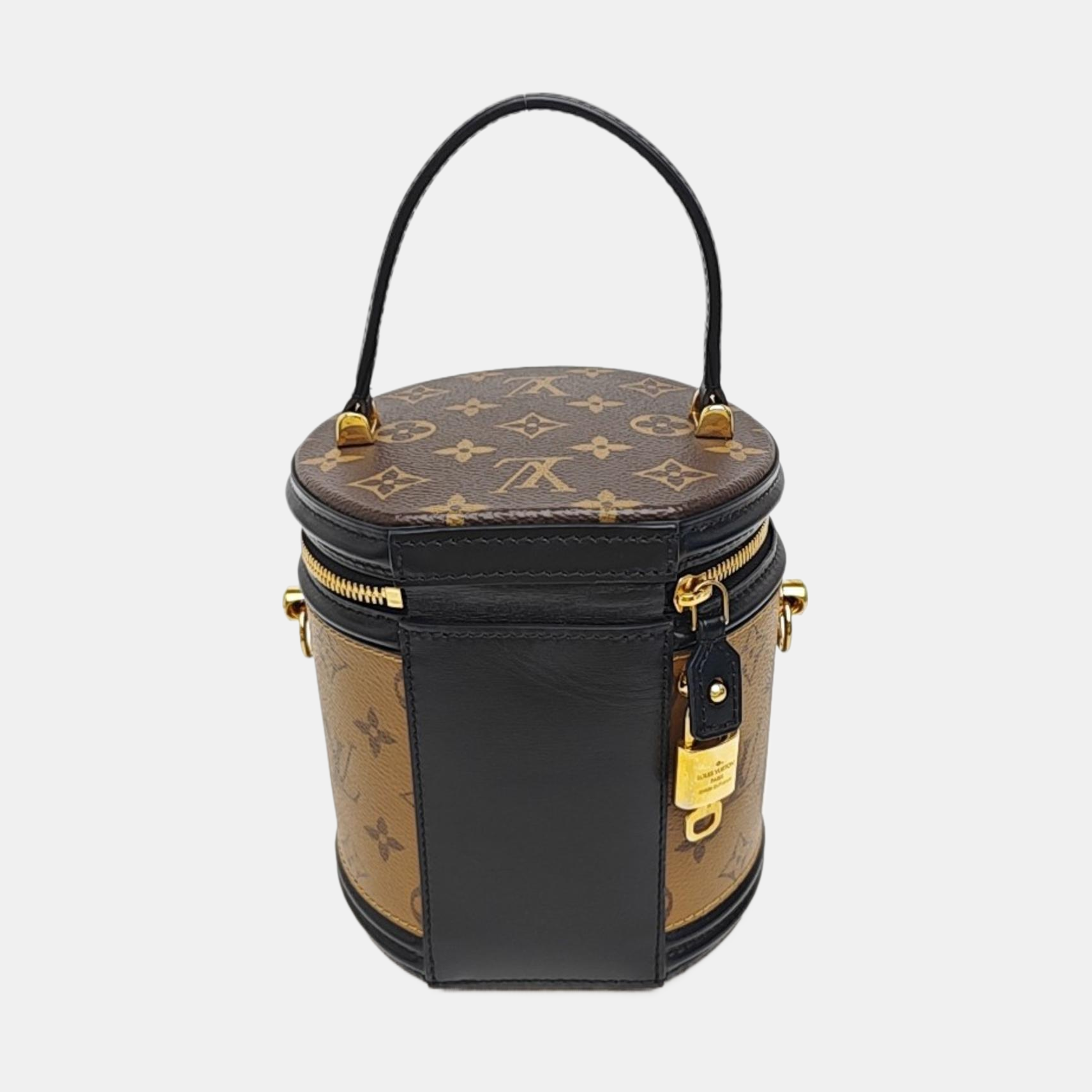 CANNES PM Monogram Coated Canvas Brown