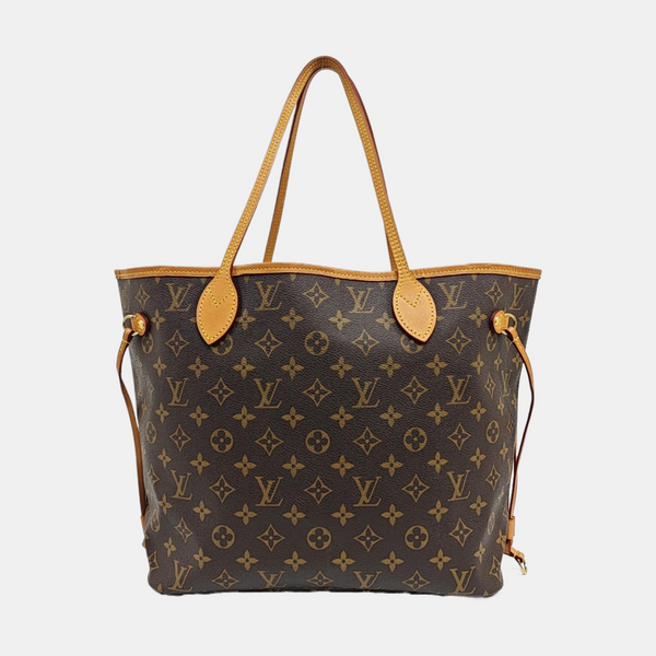 NEVERFULL MM Monogram Coated Canvas Brown