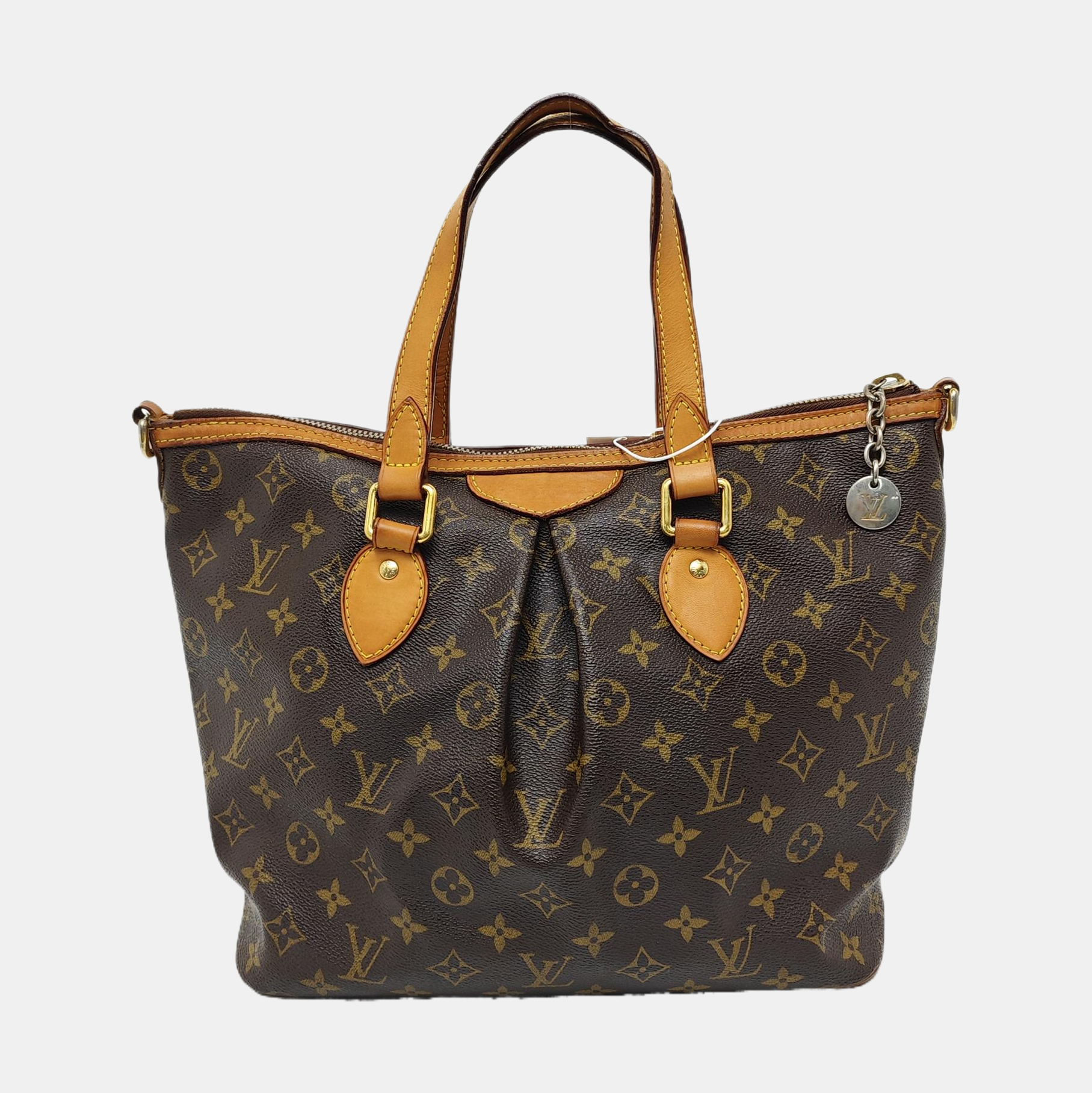 PALERMO PM Monogram Coated Canvas Brown