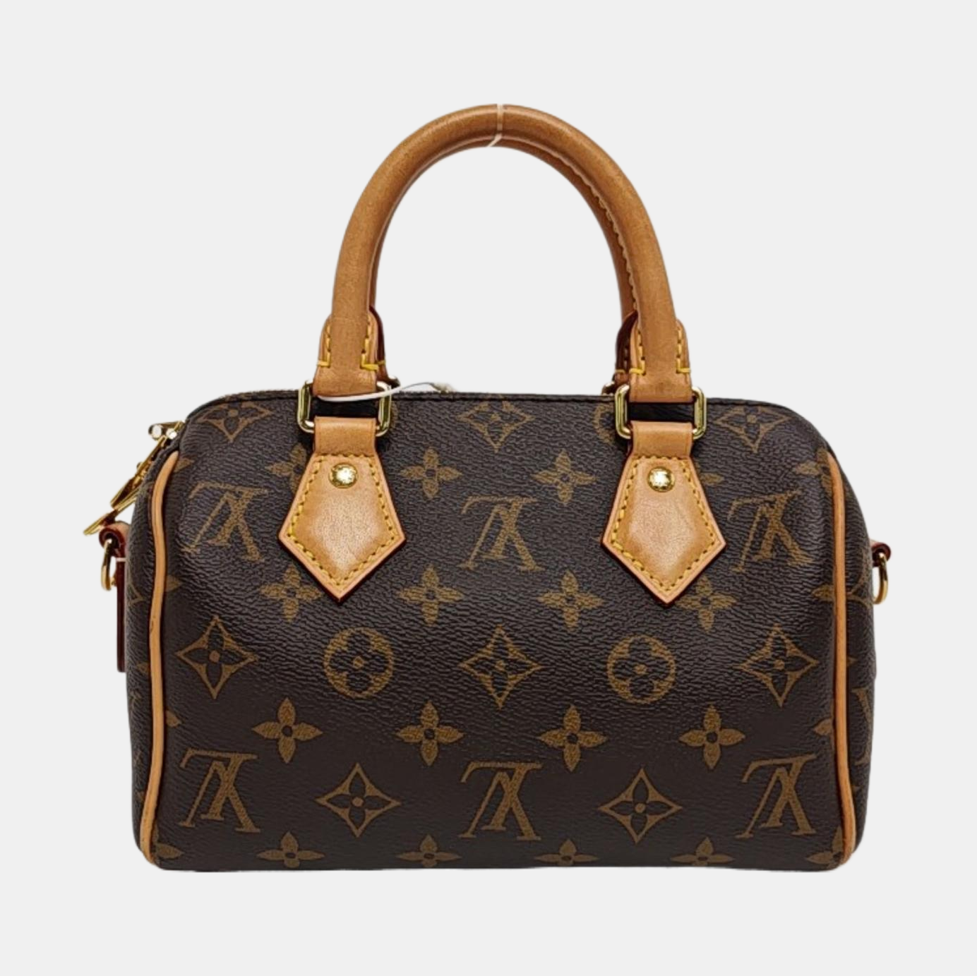 SPEEDY 20 Monogram Coated Canvas Brown