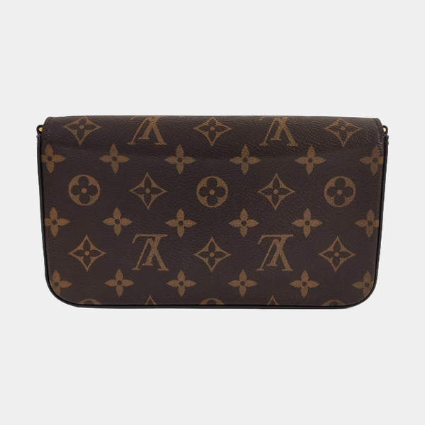 FÉLICIE Monogram Coated Canvas Brown