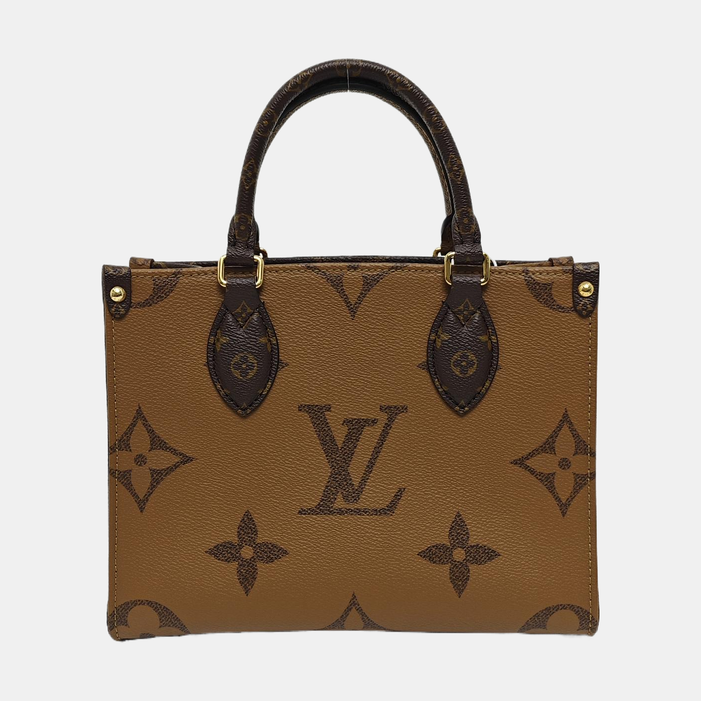 ONTHEGO PM Monogram Coated Canvas Brown