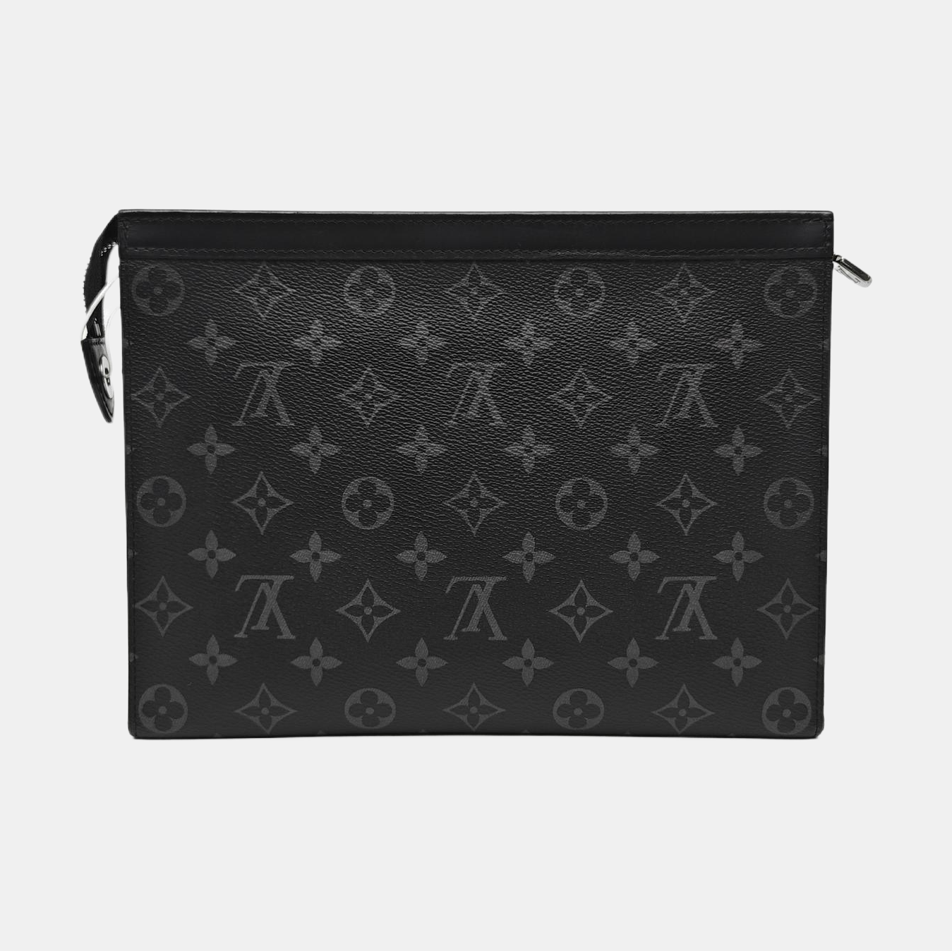 Pochette Voyag MM Monogram Coated Canvas Black