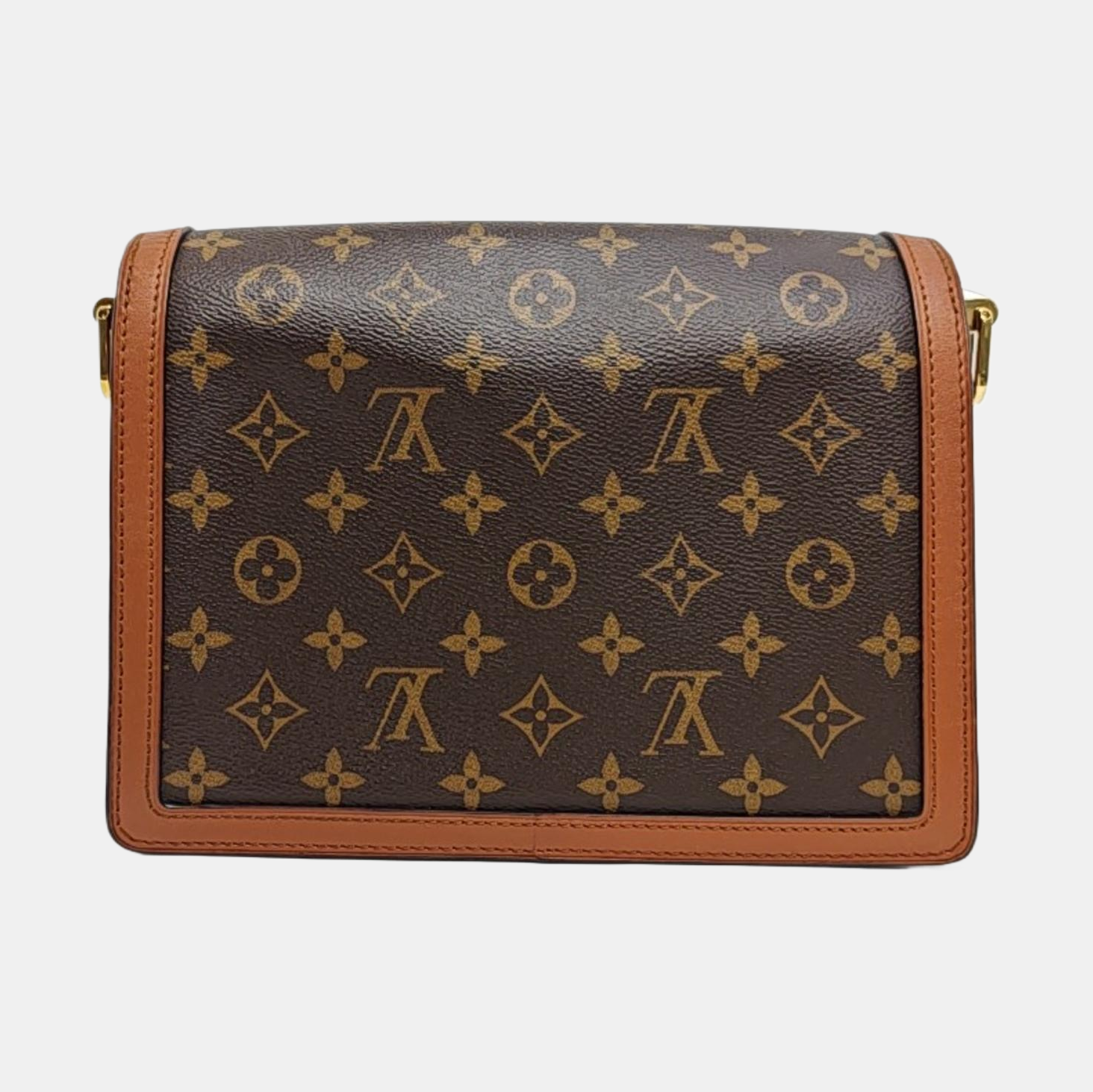 DAUPHINE MM Monogram Coated Canvas Brown