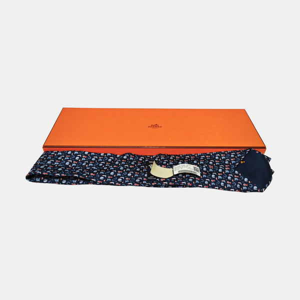 Mulberry Silk Tie Blue