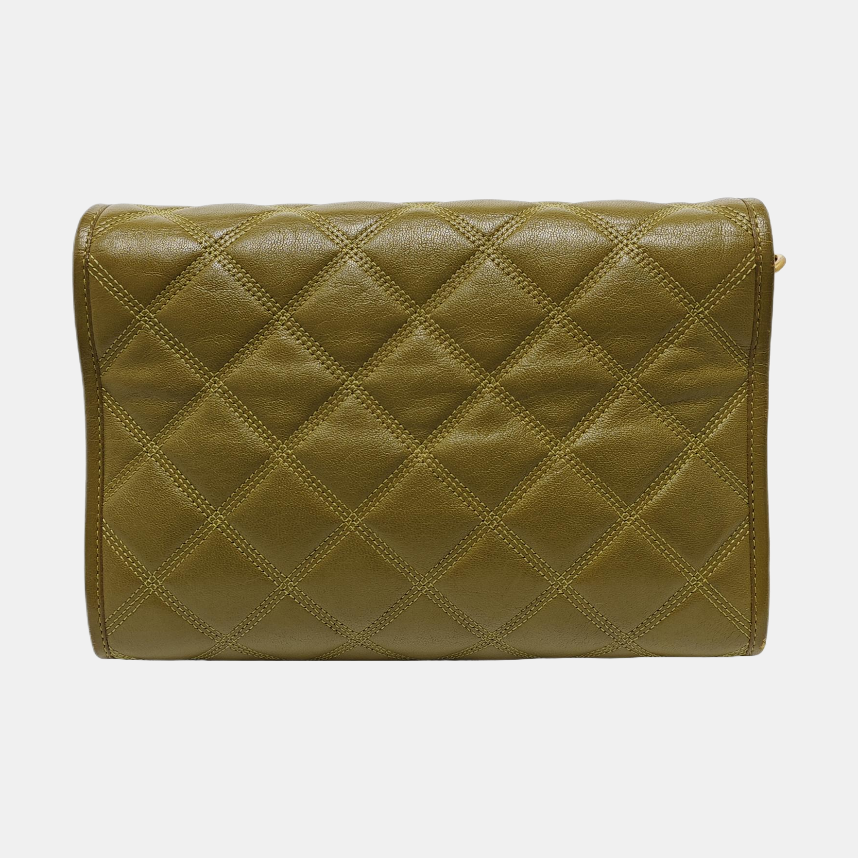 BECKY Mini Quilted Lambskin Green