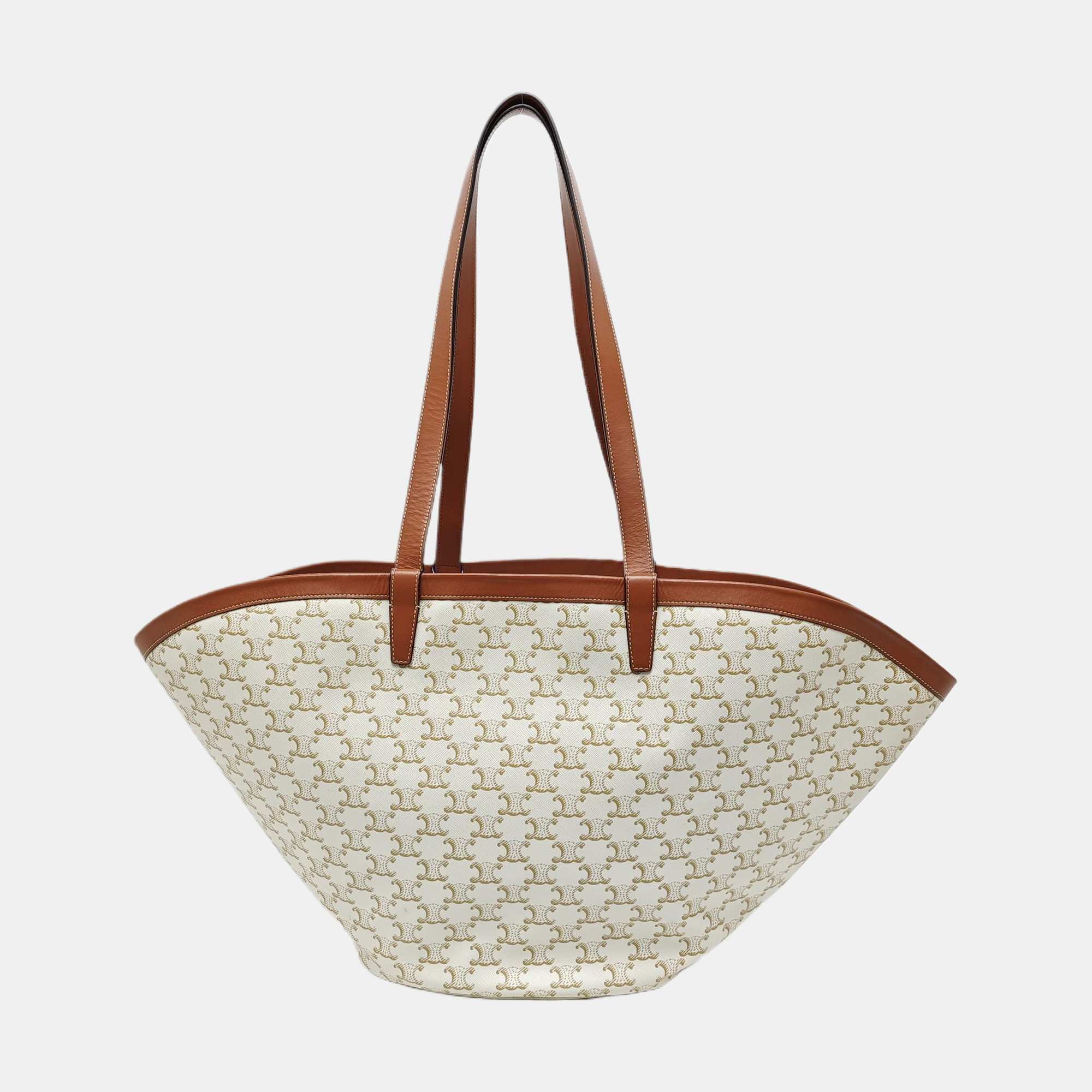 COUFFIN Large Coated Canvas White