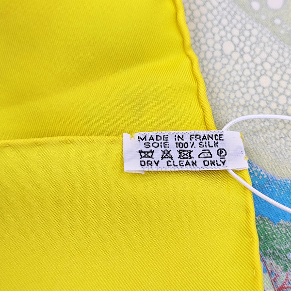 Mulberry Silk Silk Scarf Yellow