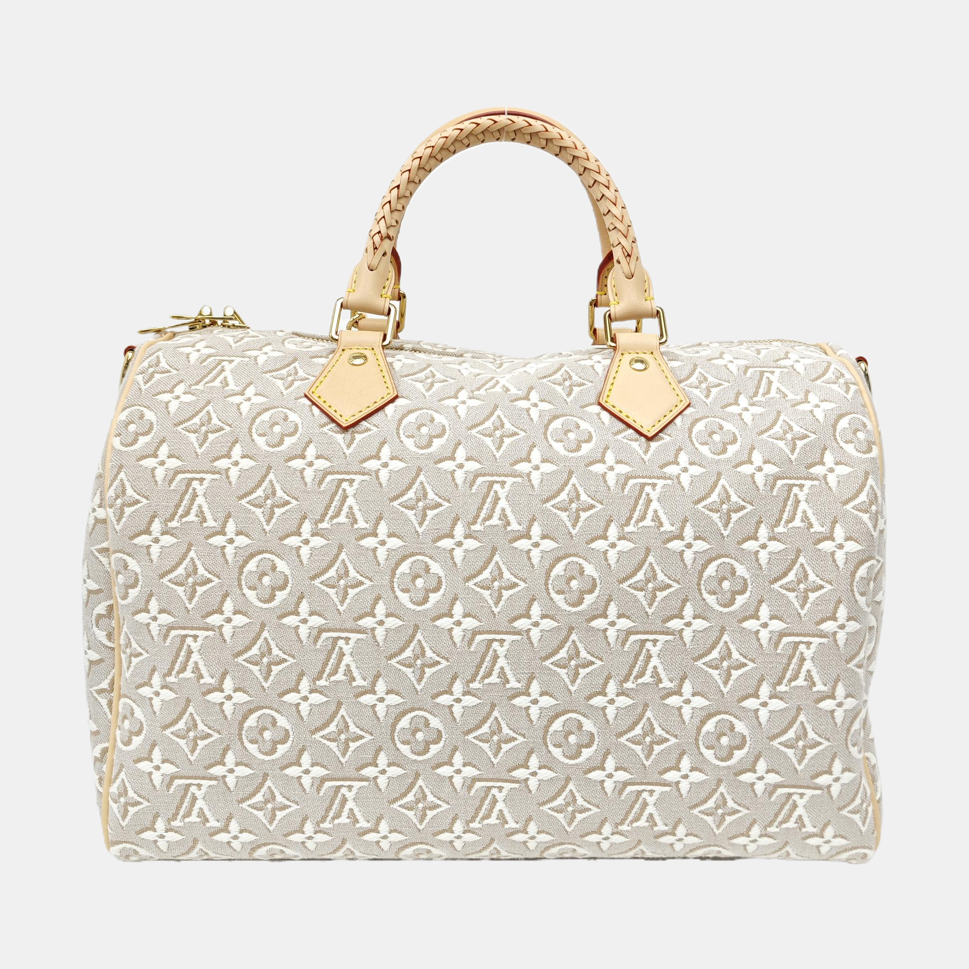SPEEDY SOFT 30 Monogram Fabric Beige