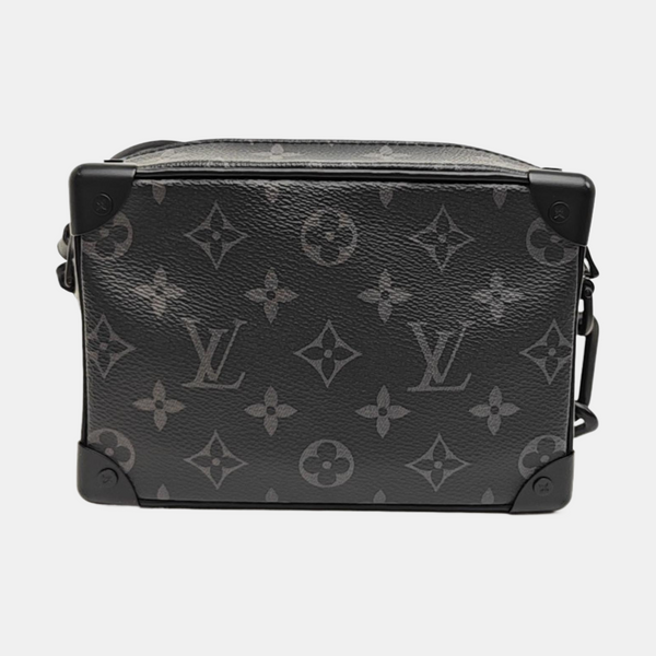 SOFT TRUNK Mini Monogram Coated Canvas Black