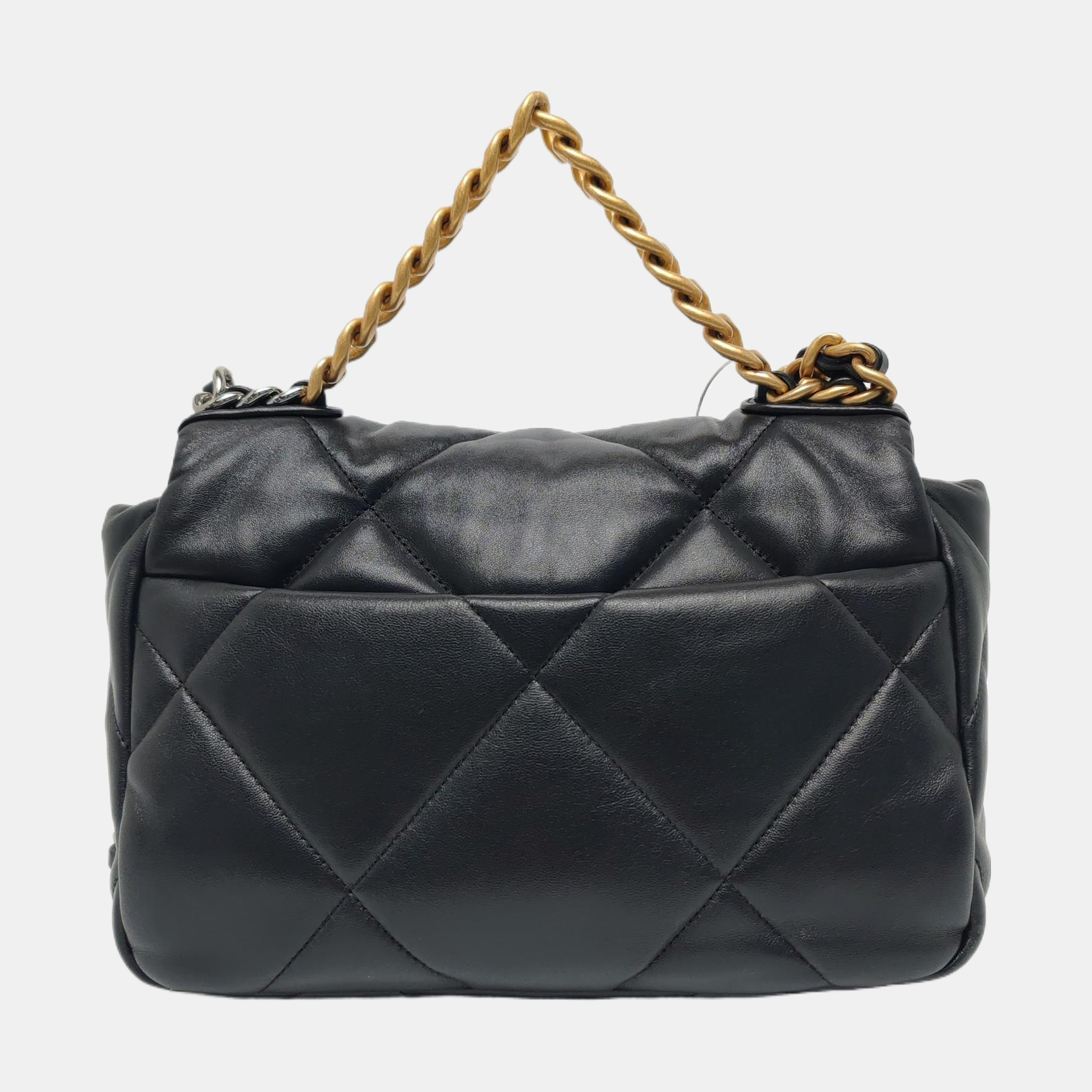 CHANEL 19 Small Quilted Lambskin Black