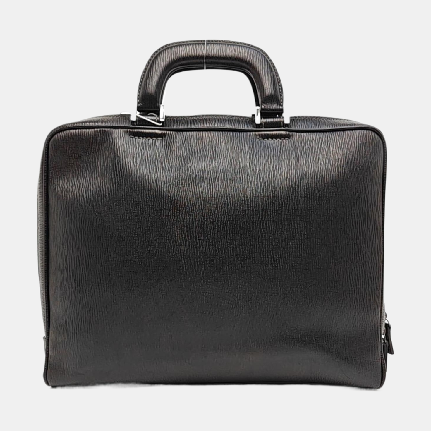 Calfskin Top Handle Bag Black