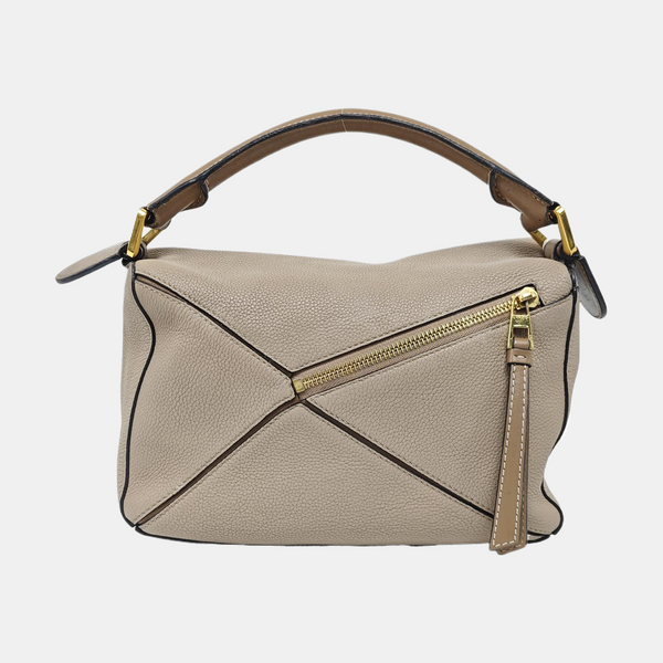 Puzzle Small Calfskin Beige