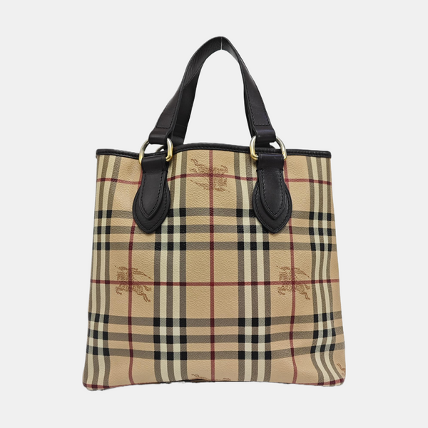 Coated Canvas Tote Bag Multicolor