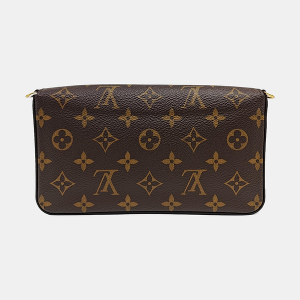 FÉLICIE Monogram Coated Canvas Brown