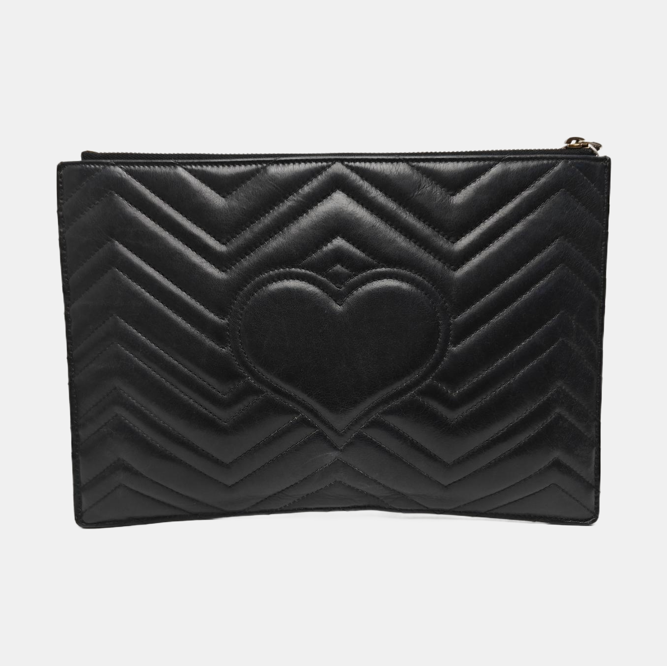 GG Marmont Large Quilted Calfskin Black