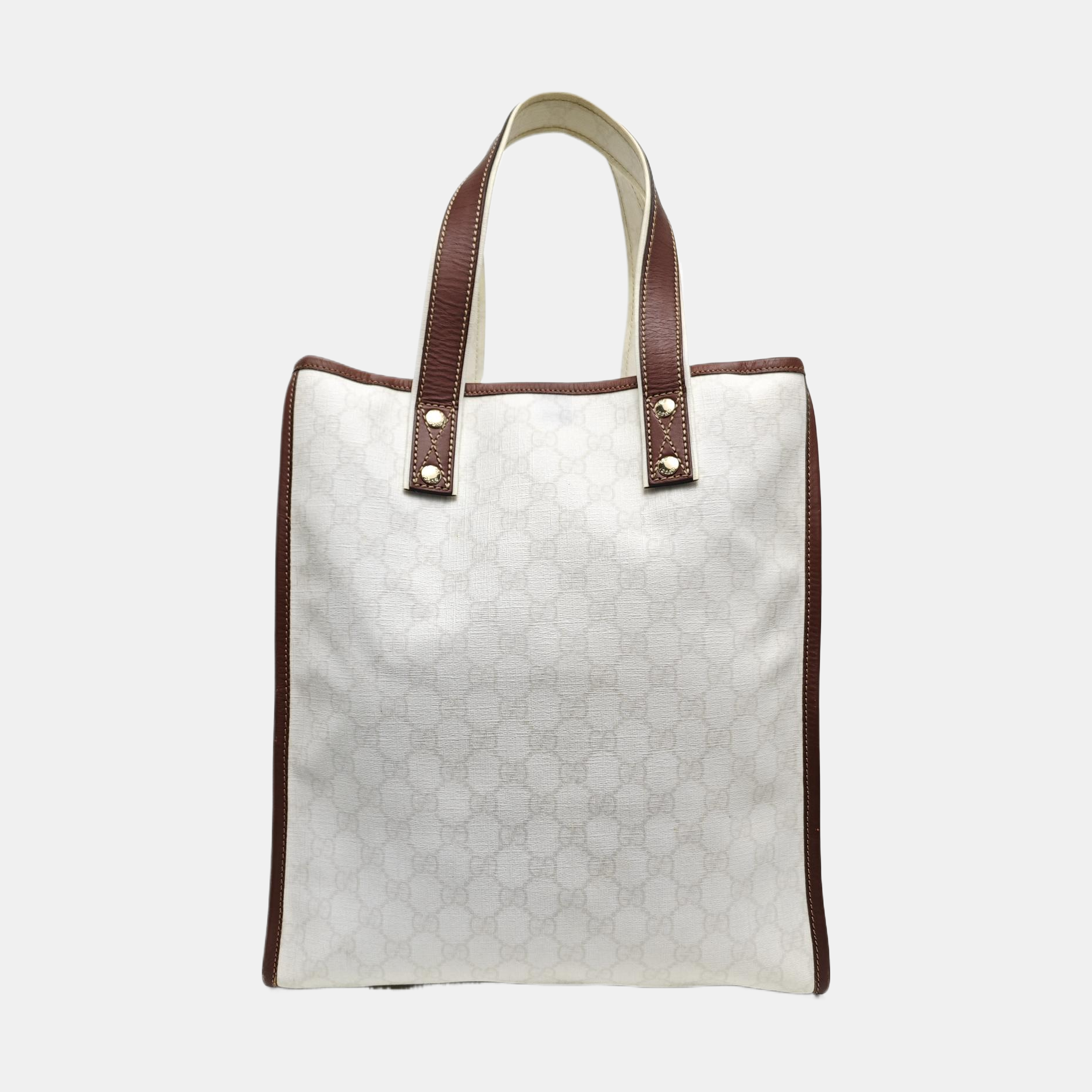 Monogram Coated Canvas White