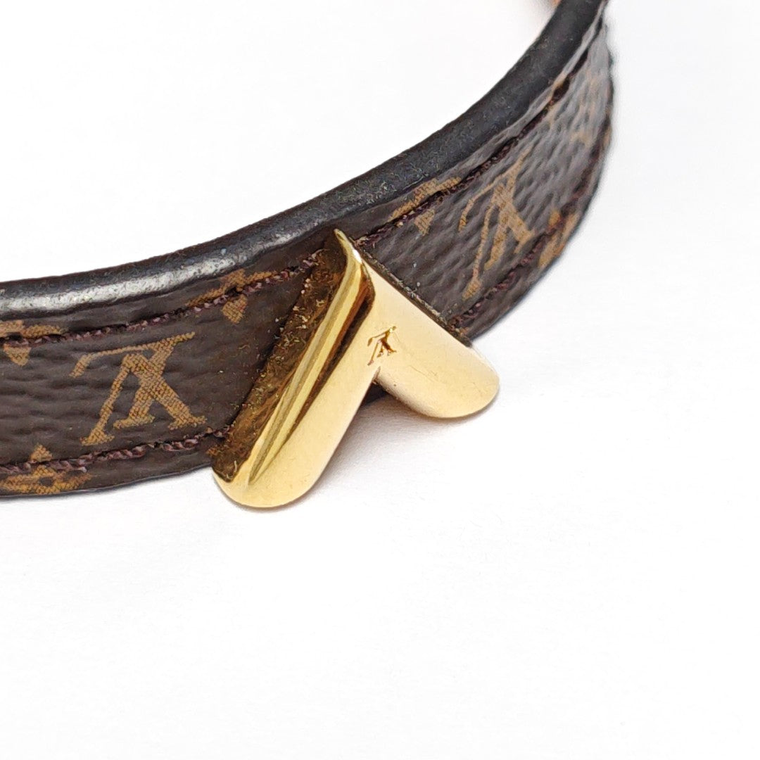 ESSENTIAL V Metal Brown Bangle