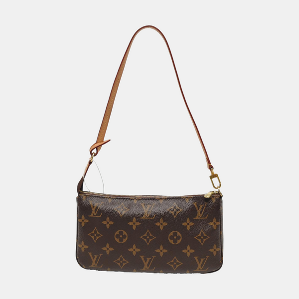 ACCESSOIRES GM Monogram Coated Canvas Brown