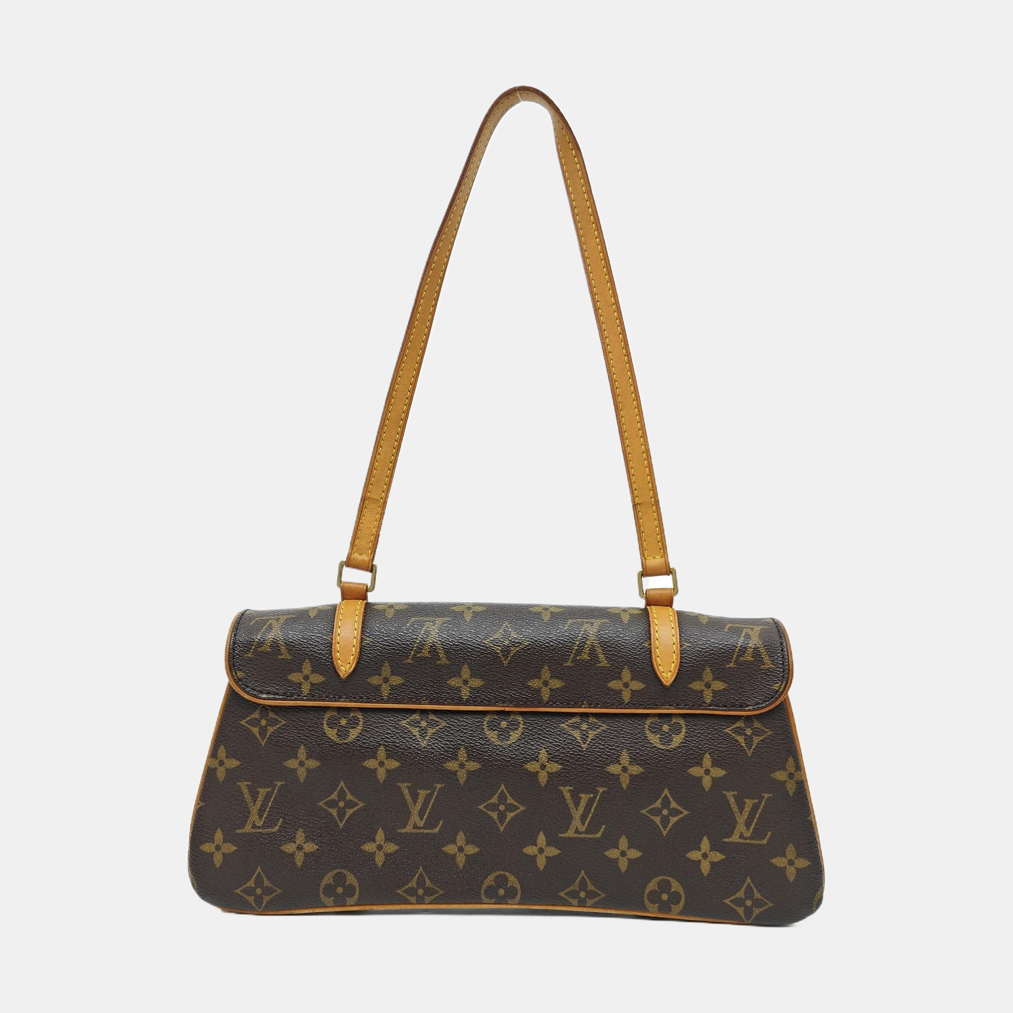 MARELLE Monogram Coated Canvas Brown