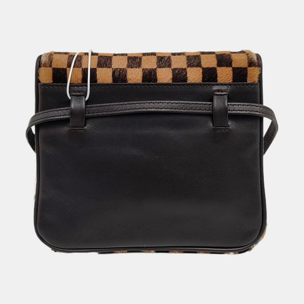 GAZELLE Damier Ebene Horsehair Brown