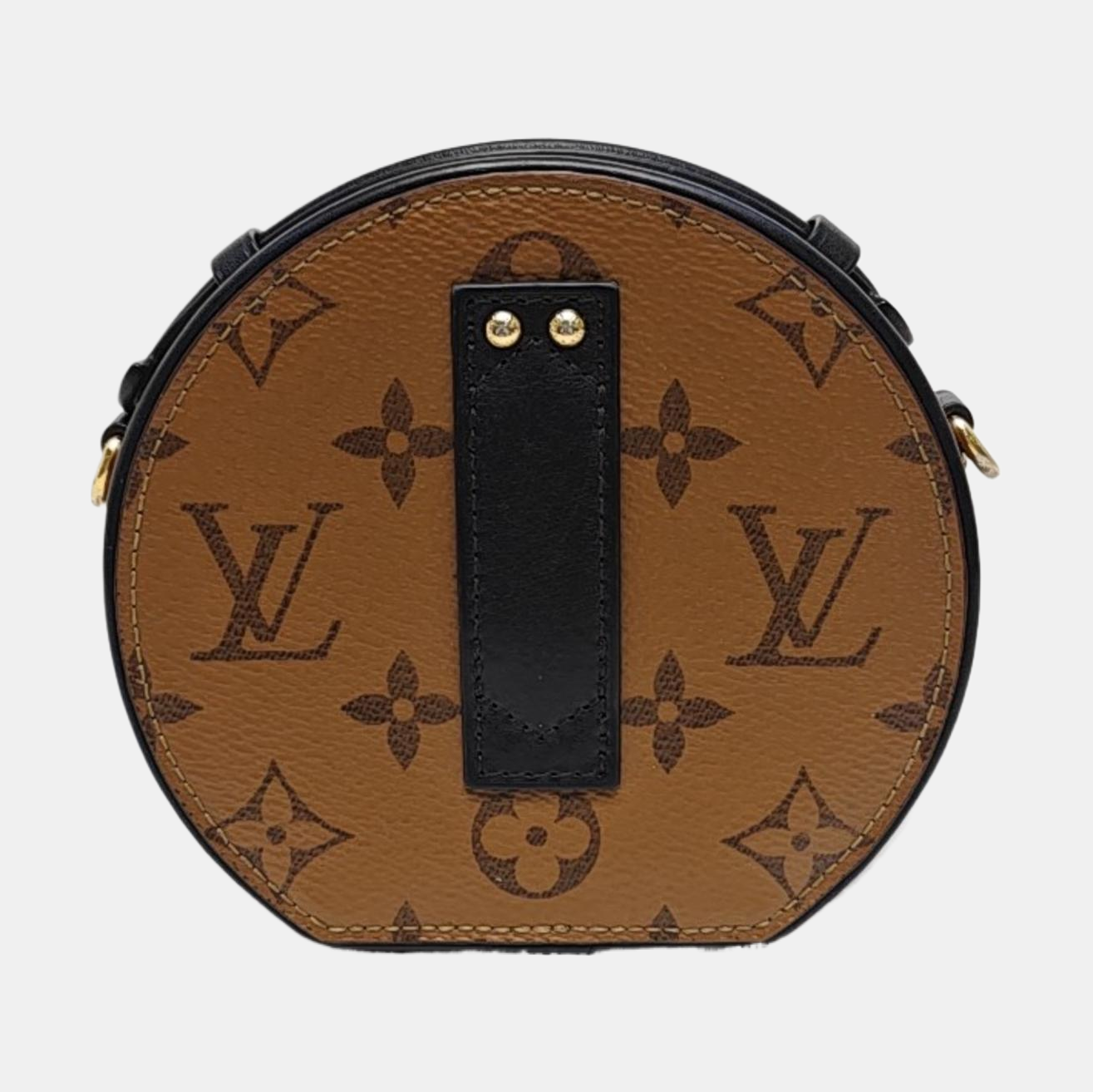 BOITE CHAPEAU Mini Monogram Coated Canvas Brown