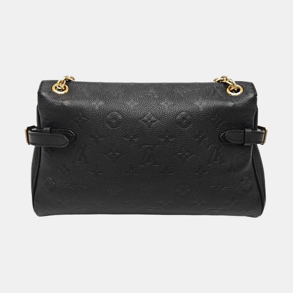 Anytime Flap Monogram Calfskin Black