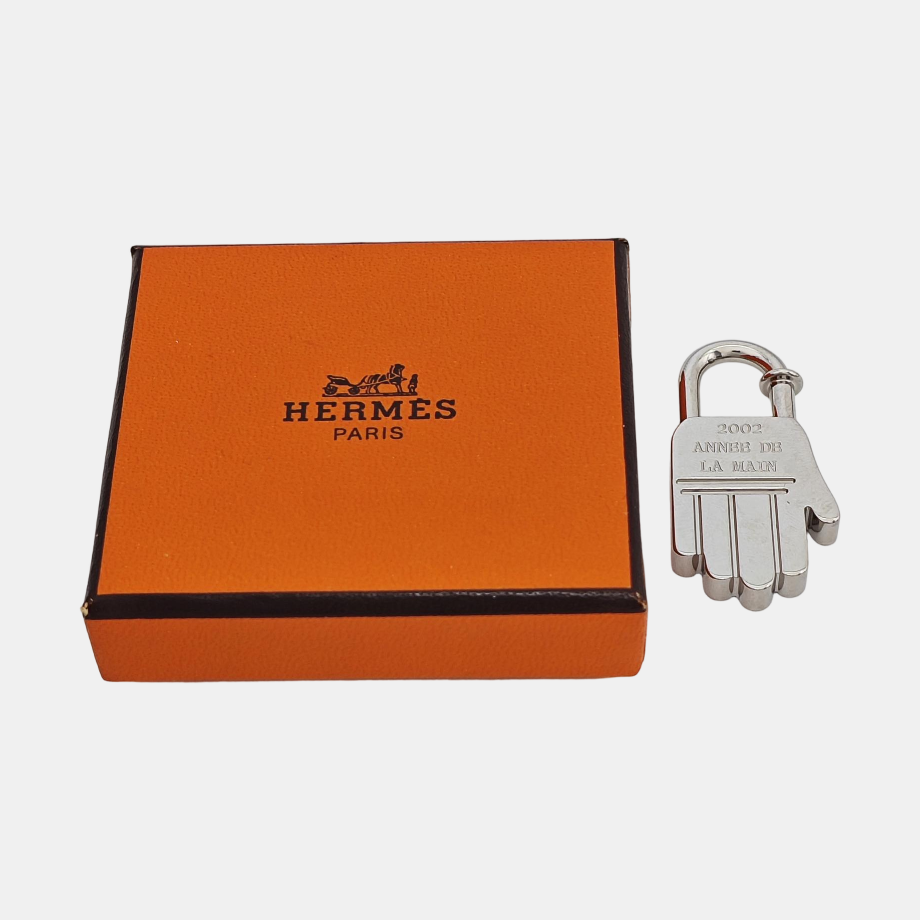 Metal Bag Charm Silver