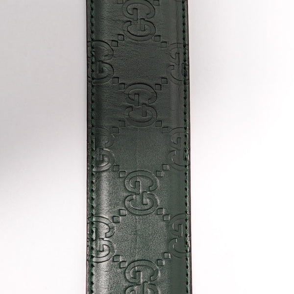 Leather Belt Green