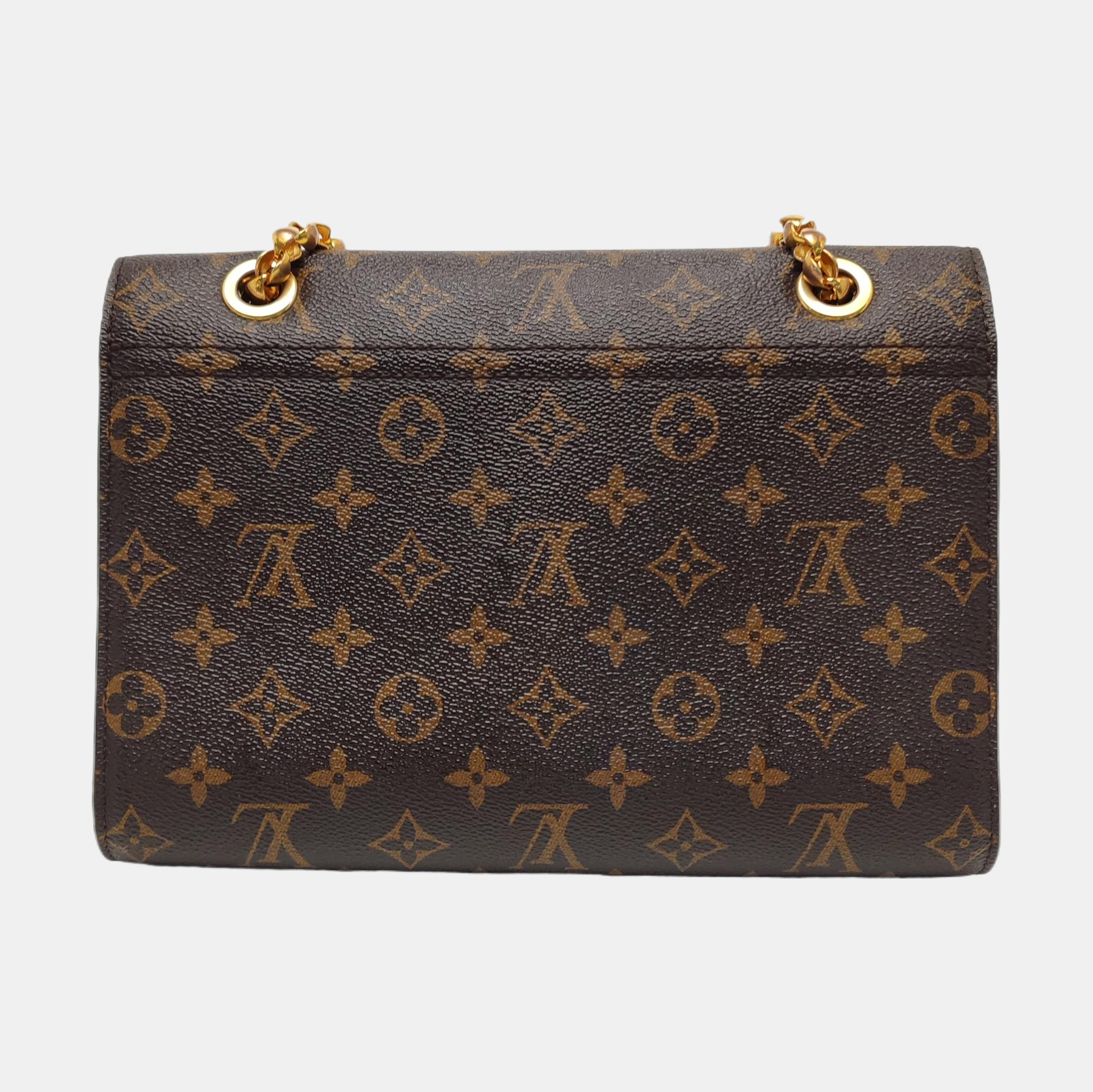 VICTOIRE Monogram Coated Canvas Brown