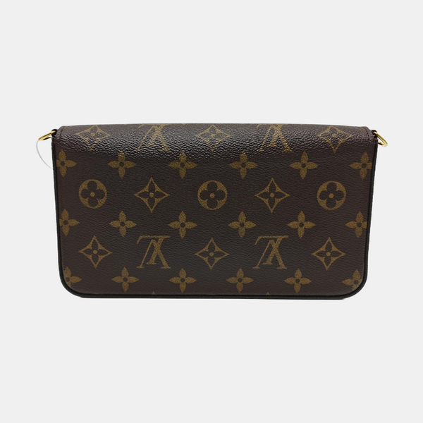 FÉLICIE Monogram Coated Canvas Brown