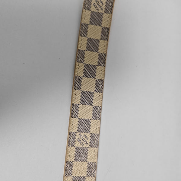 Coated Canvas Belt White