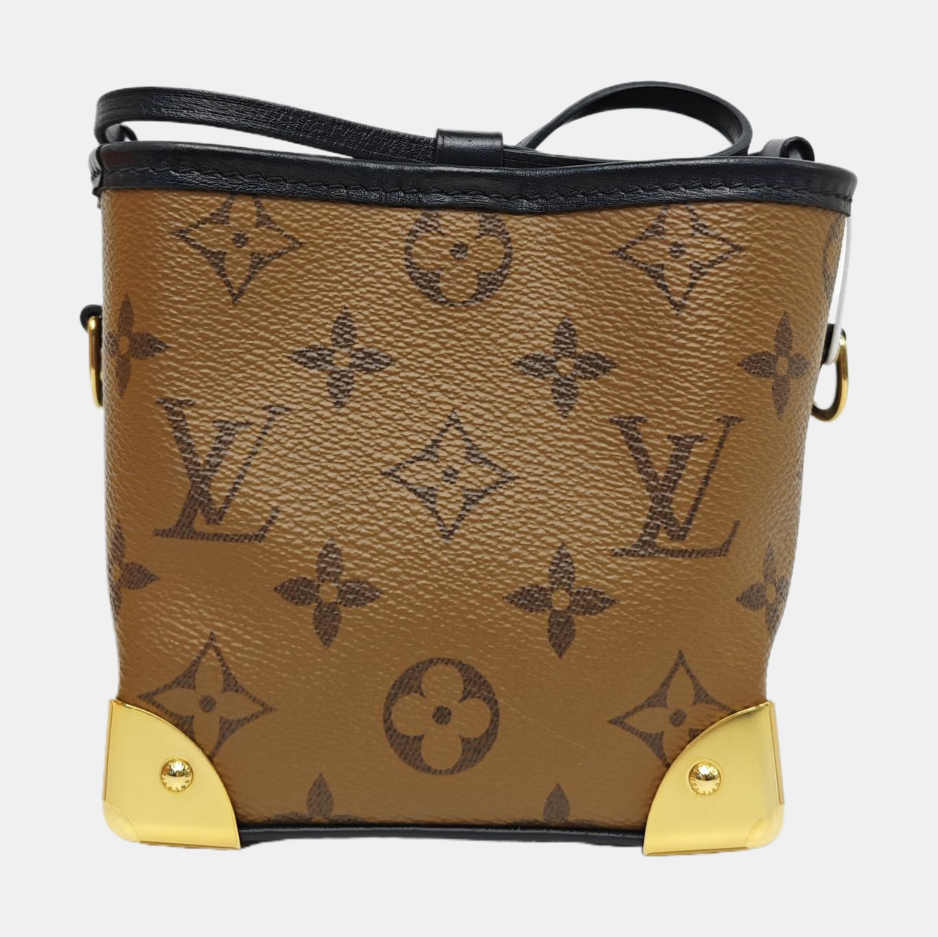 NOÉ PURSE LV CHARMS Monogram Coated Canvas Brown