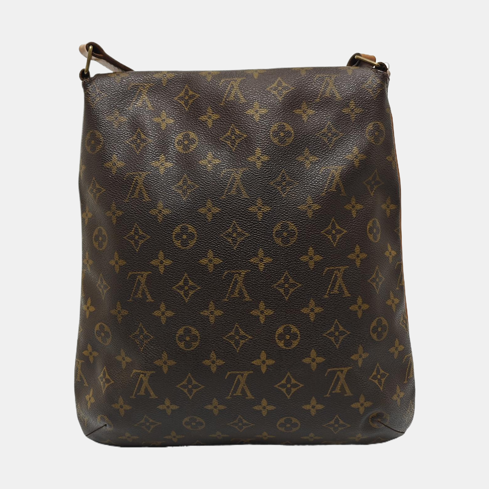 MUSETTE TANGO Monogram Coated Canvas Brown