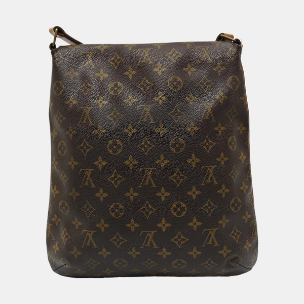 MUSETTE TANGO Monogram Coated Canvas Brown