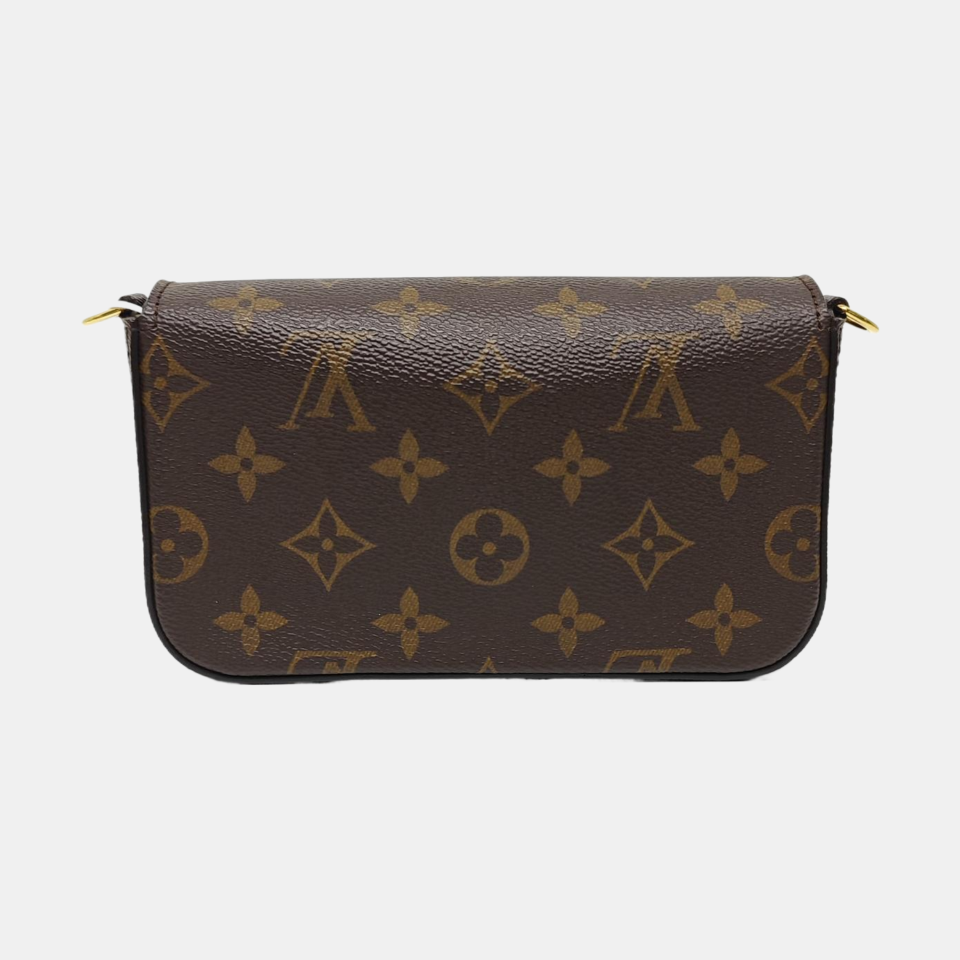 FÉLICIE Monogram Coated Canvas Brown