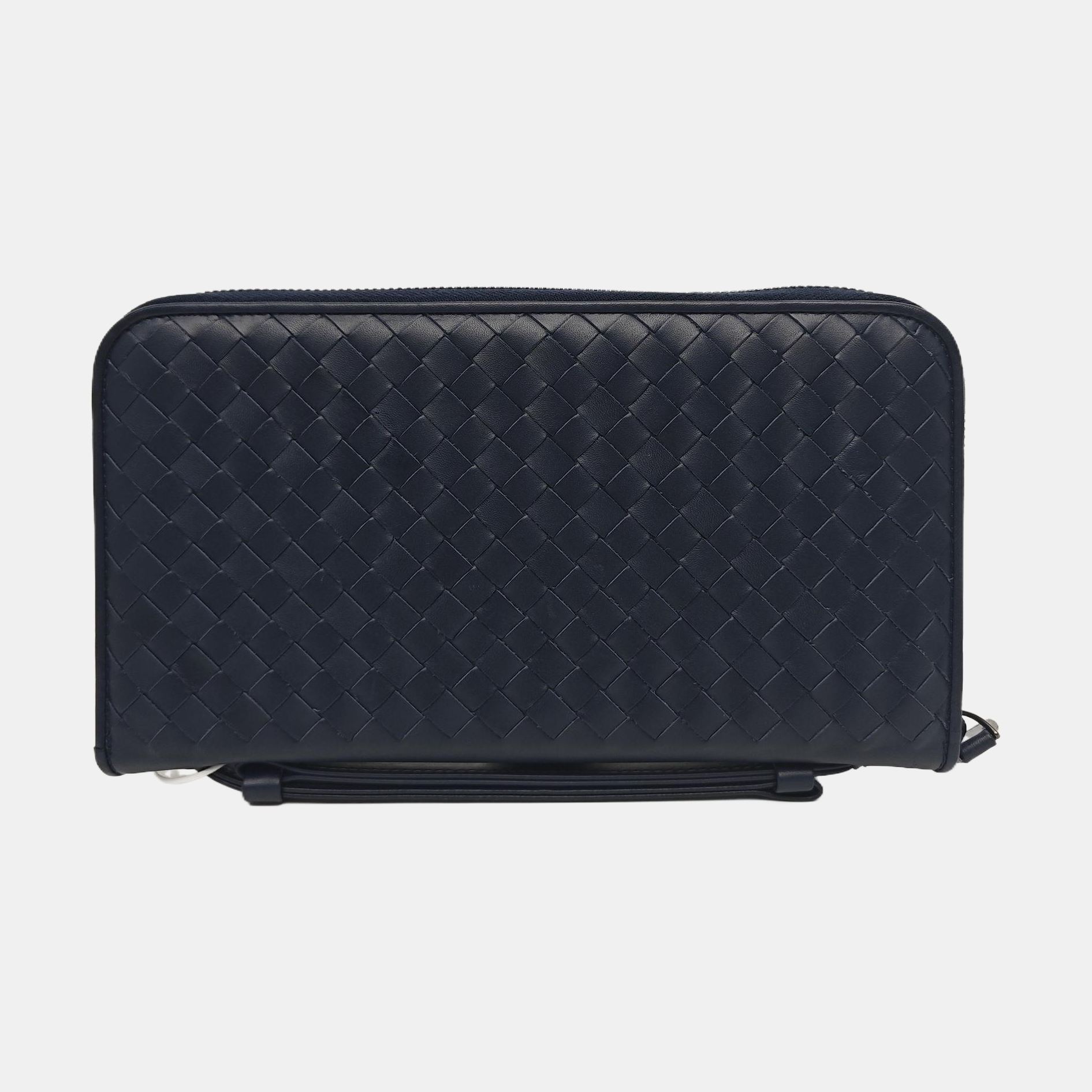 Calfskin Clutch Blue