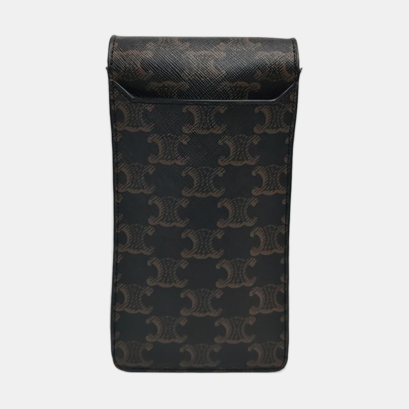 Authenticated pre-owned  TRIOMPHE Coated Canvas Black - Shoulder Bag at Looply