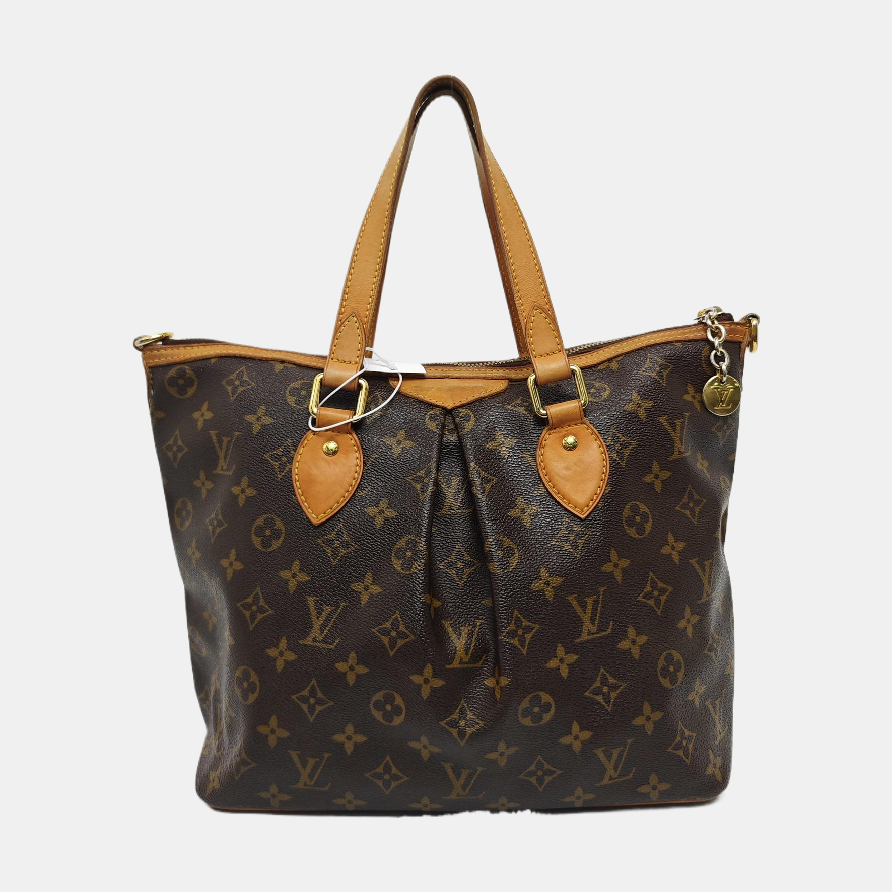 PALERMO PM Monogram Coated Canvas Brown