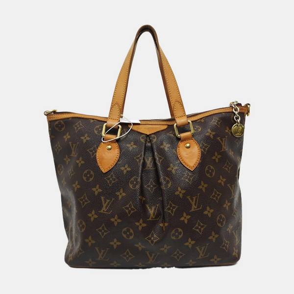 PALERMO PM Monogram Coated Canvas Brown