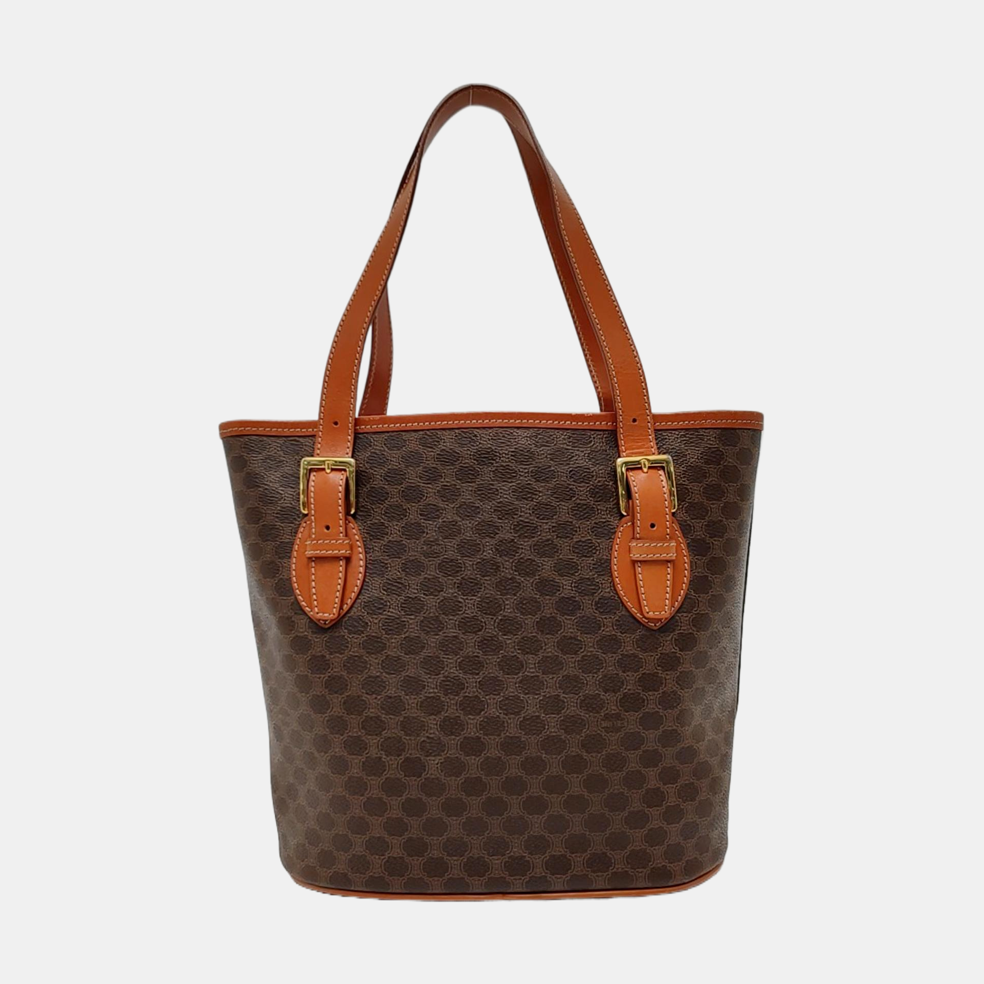MACADAM TOTE Coated Canvas Brown