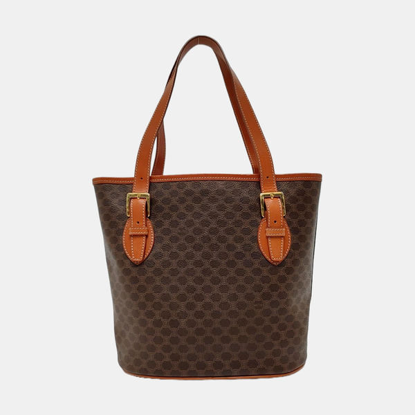 MACADAM TOTE Coated Canvas Brown