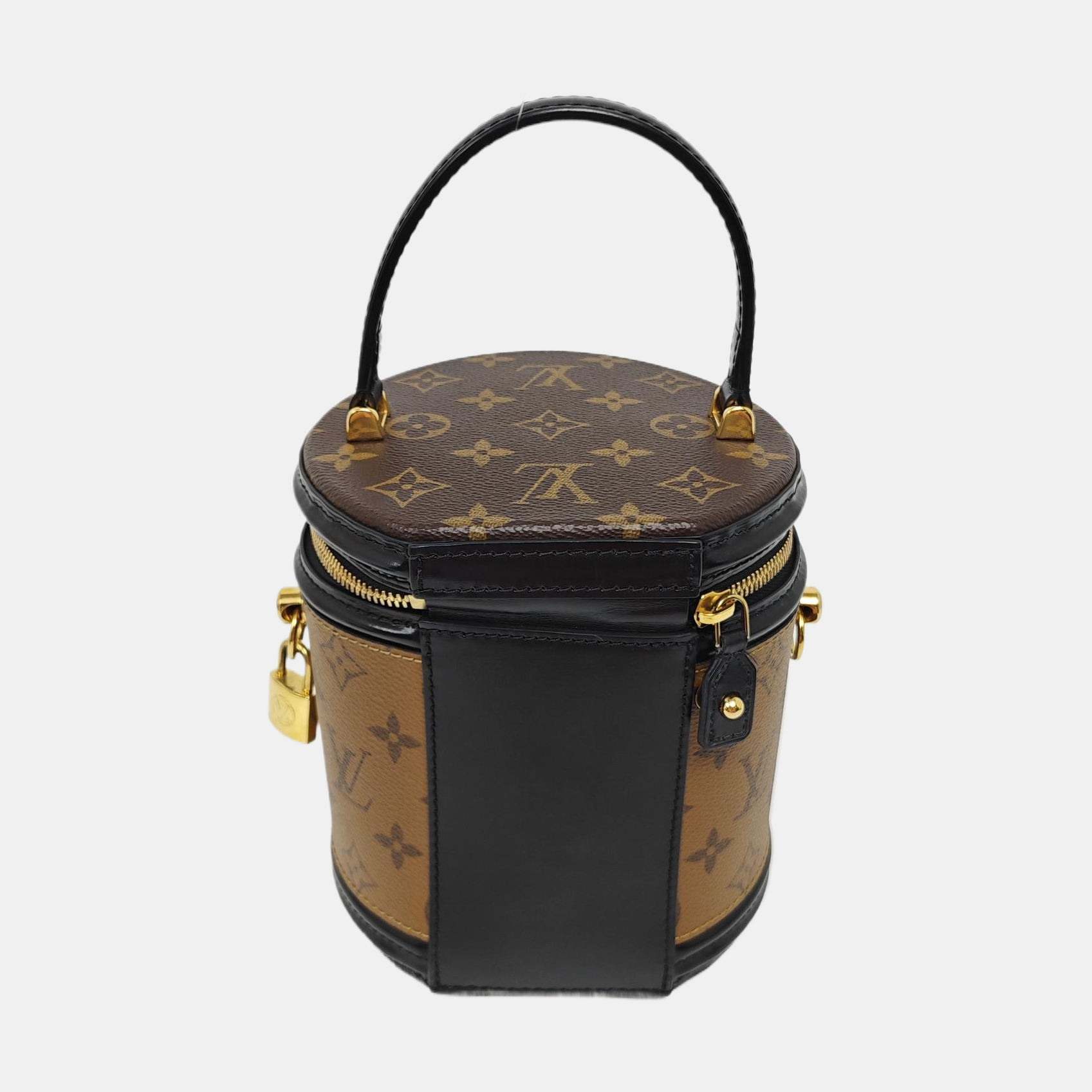 CANNES PM Monogram Coated Canvas Brown
