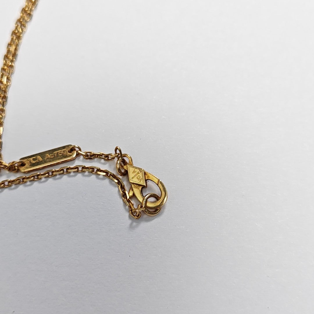 Vintage Alhambra 18k Gold Necklace
