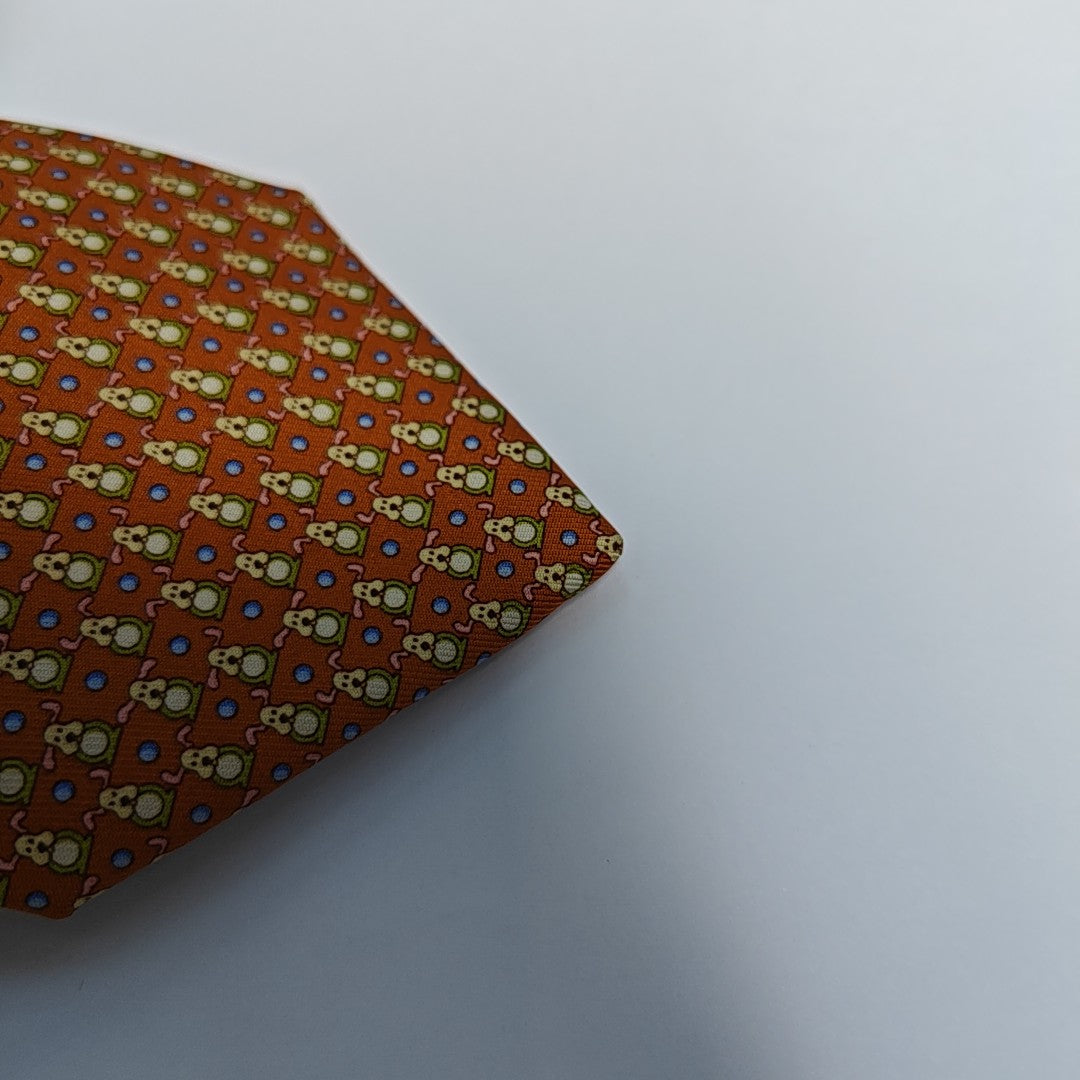 Mulberry Silk Tie Orange