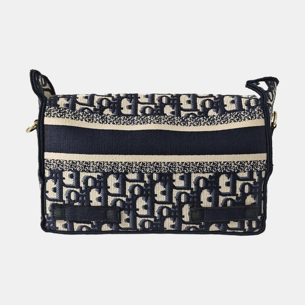 Diorcamp Small Oblique Canvas Blue