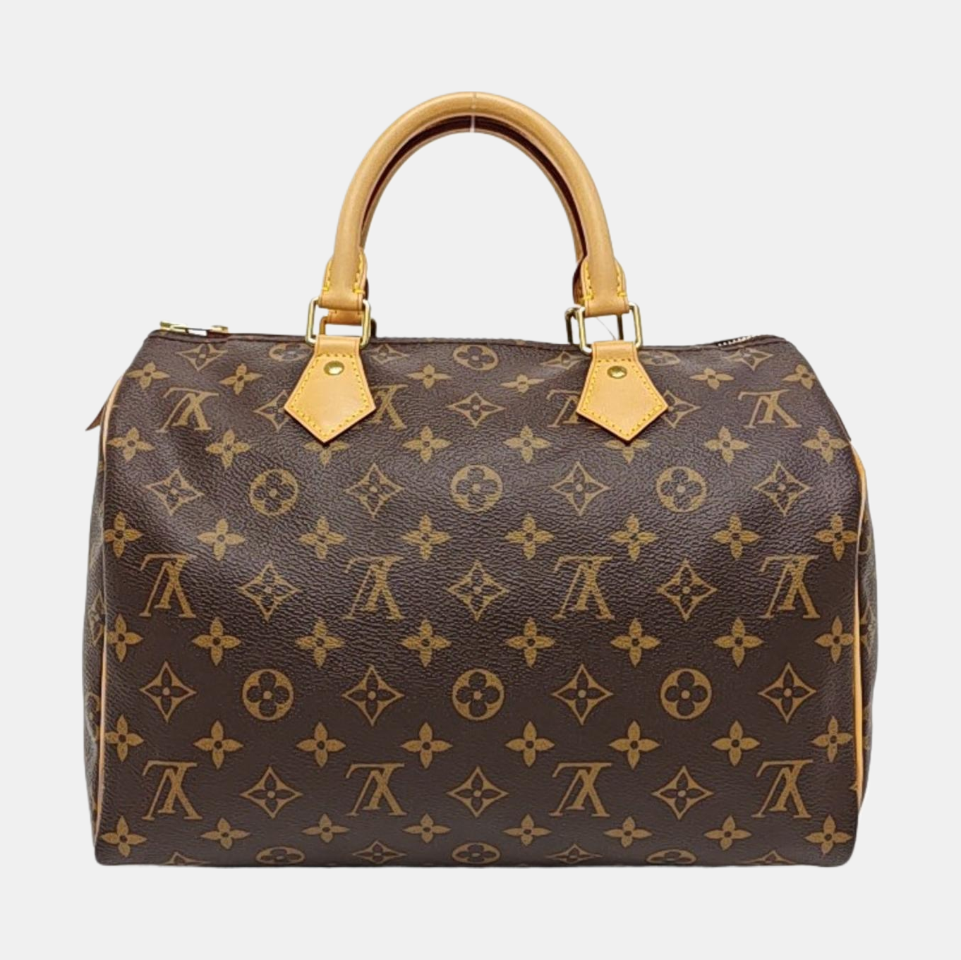 SPEEDY 30 Monogram Coated Canvas Brown