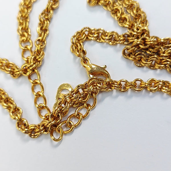 Petit CD Metal Gold Necklace