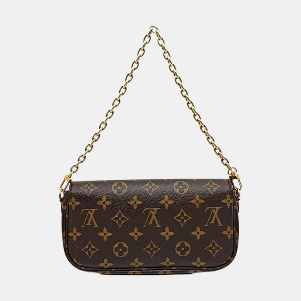 IVY Monogram Coated Canvas Brown