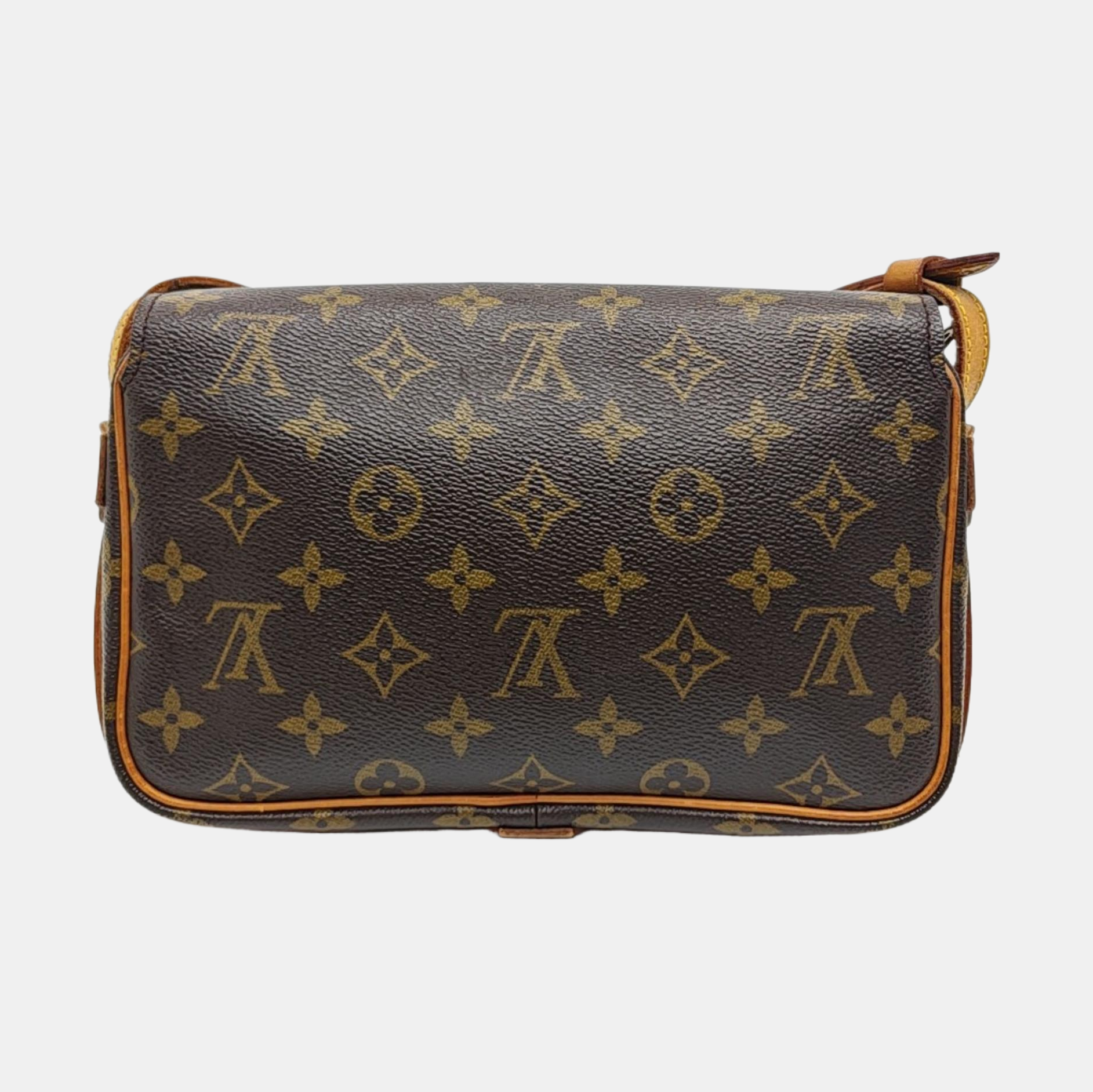VINTAGE SAINT GERMAIN PM Monogram Coated Canvas Brown